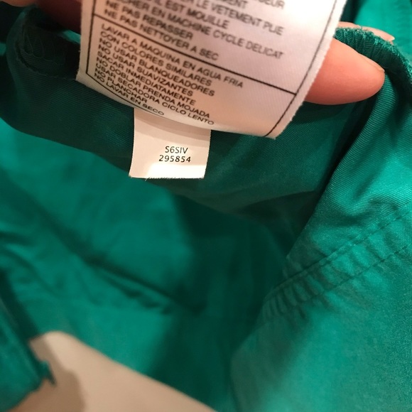 Nike Green Zip Front Lightweight Jacket L Stripe - Picture 7 of 7